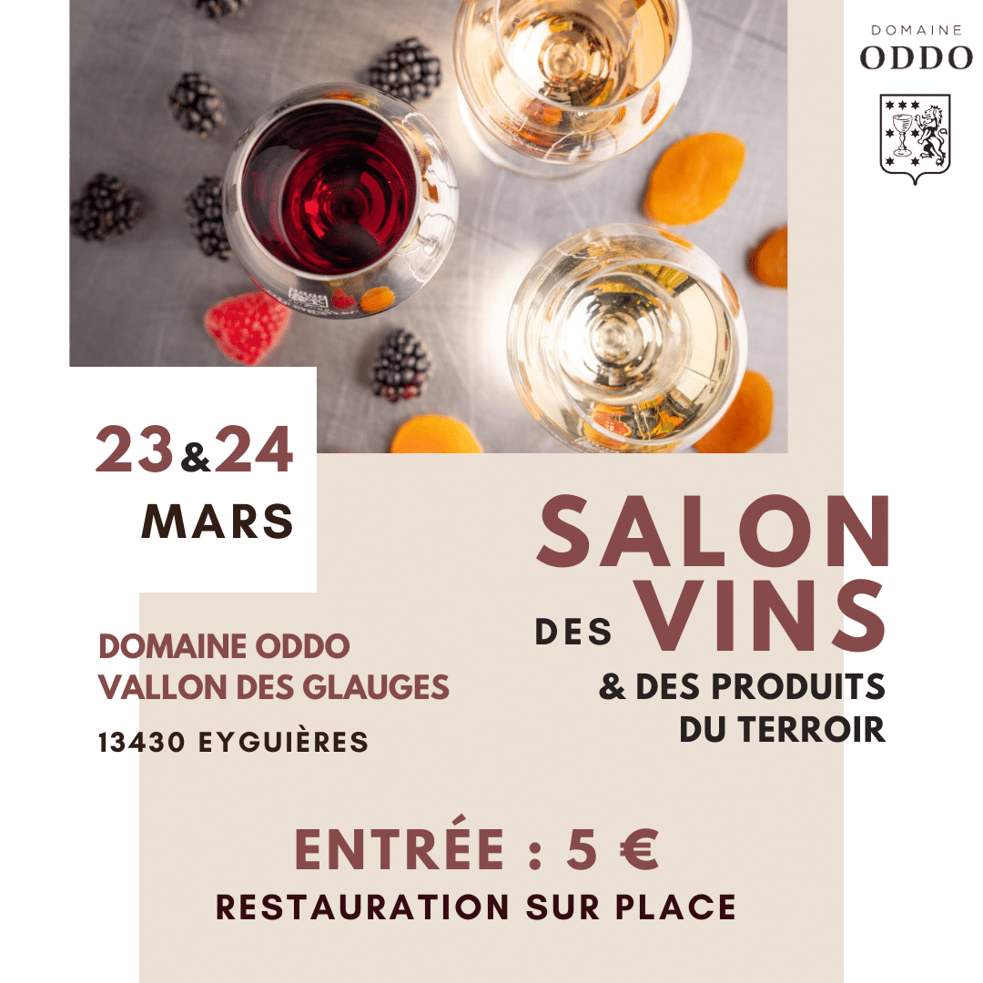 affiche du salon des vins et des produits du terroir 2024