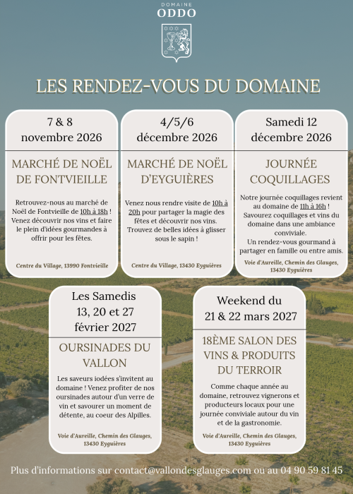 Programme fin d'année